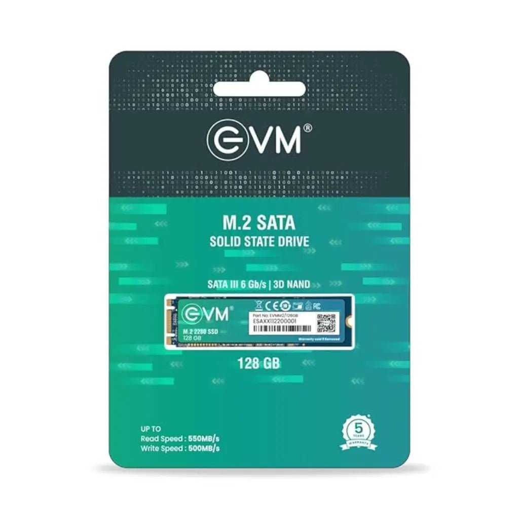EVM 128GB M.2 SATA III 3D TLC NAND Internal Solid State Drive (SSD)