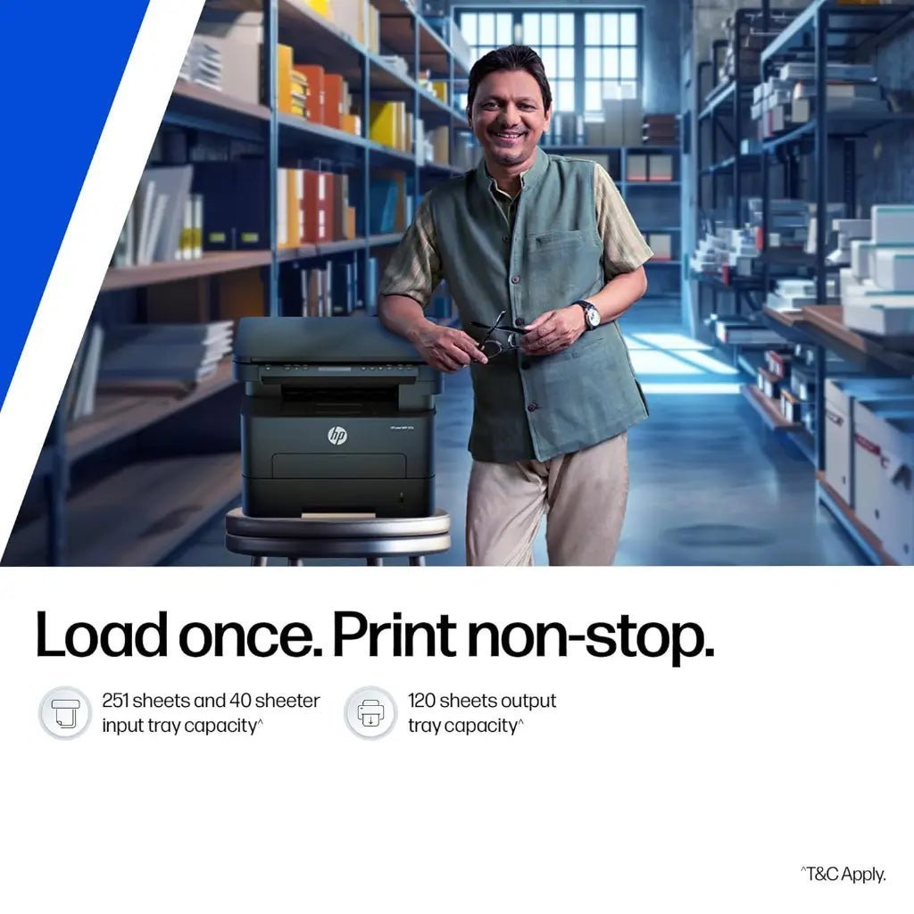 HP Laser MFP 323D Monochrome Multifunction Laser Printer with Automatic Duplex Printing and Scanner