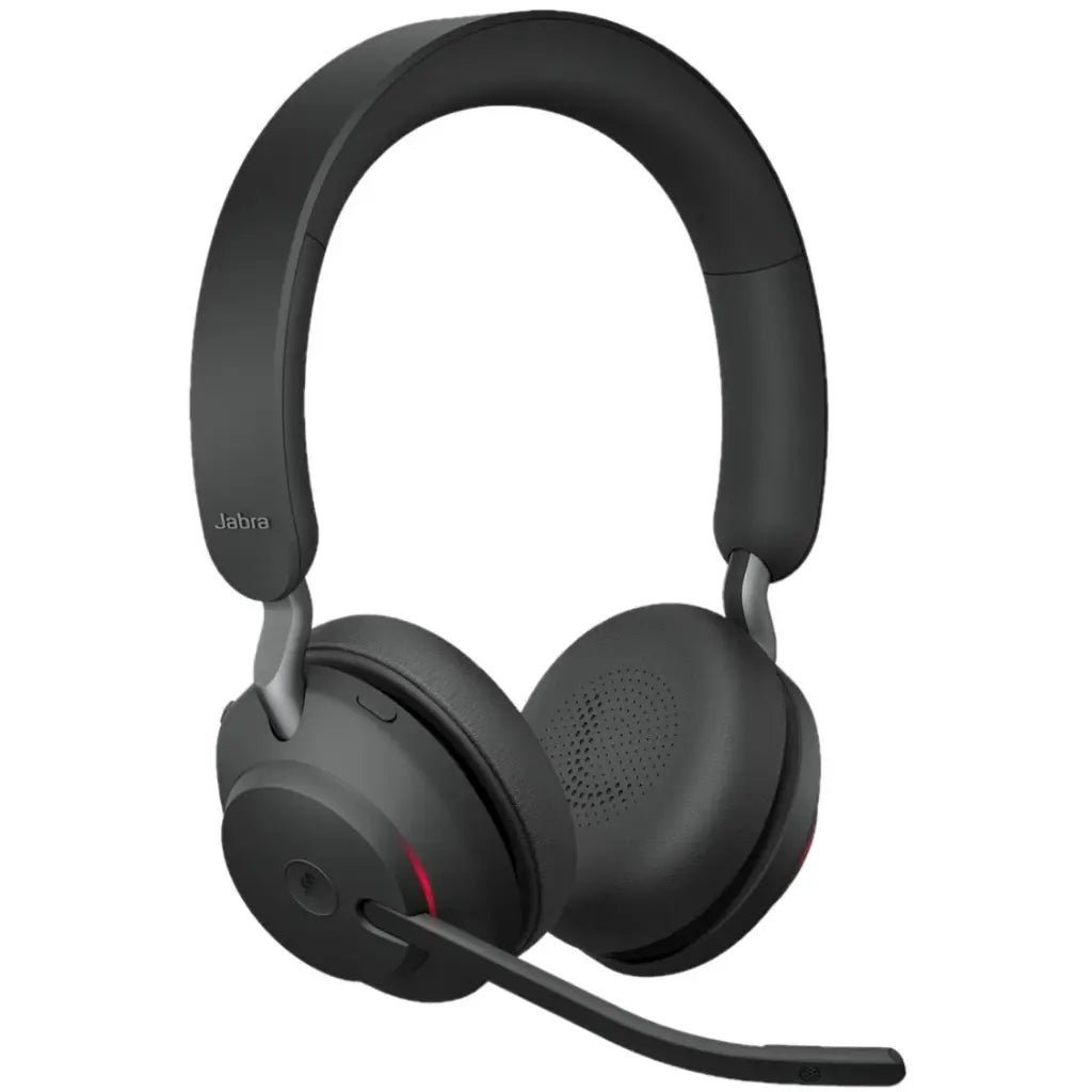 Jabra Evolve2 65 MS Stereo Wireless Bluetooth Headset with USB-C Adapter and Charging Stand Jabra Evolve2 65 MS Stereo Wireless Bluetooth Headset with USB-C Adapter and Charging Stand