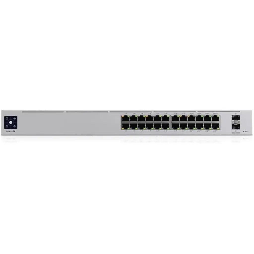 Ubiquiti UniFi Switch Pro 24 PoE: 24-Port Layer 3 Managed Gigabit Switch with 400W PoE++ and 2x 10G SFP+ Uplinks Ubiquiti UniFi Switch Pro 24 PoE