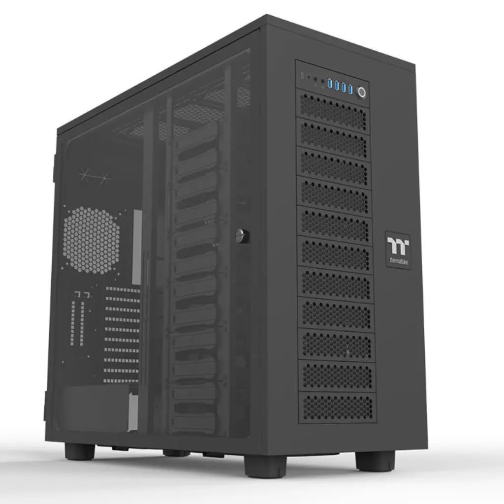 Thermaltake AX700 TG Tempered Glass Super Tower XL-ATX Computer Case with Expandable Modular Design Thermaltake AX700 TG Tempered Glass Super Tower XL-ATX Computer Case with Expandable Modular Design