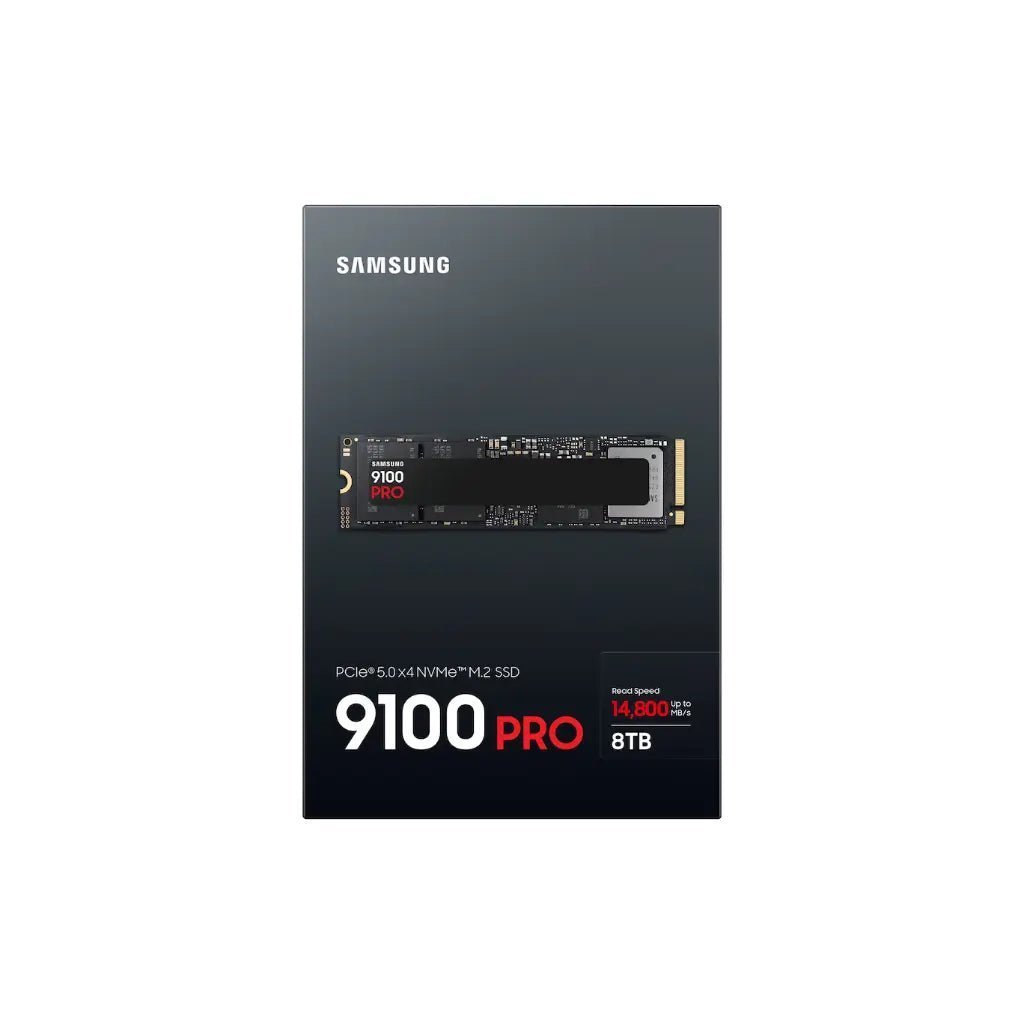 Samsung 9100 PRO 8TB M.2 2280 NVMe PCIe 5.0 High-Performance Internal Solid State Drive Samsung 9100 PRO 8TB M.2 2280 NVMe PCIe 5.0 High-Performance Internal Solid State Drive