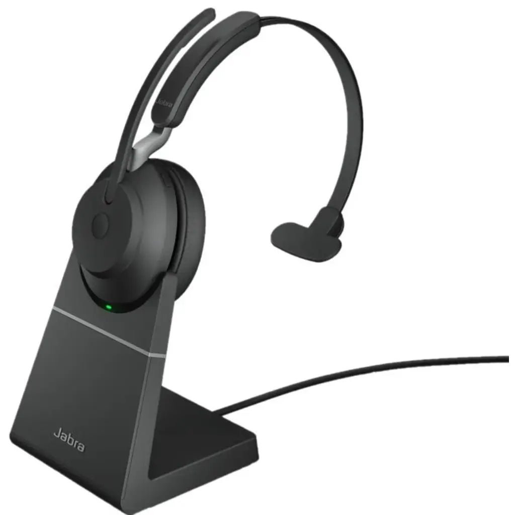 Jabra Evolve2 65 UC Mono Wireless Bluetooth Headset with USB-A Adapter Jabra Evolve2 65 UC Mono Wireless Bluetooth Headset with USB-A Adapter