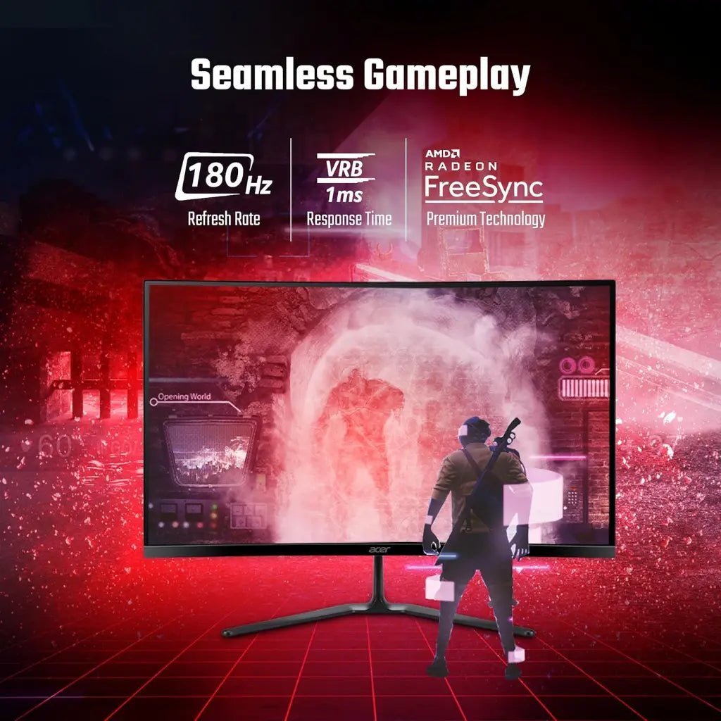 Acer ED270U S3 27-inch WQHD 1440p 180Hz 1ms Curved Gaming Monitor