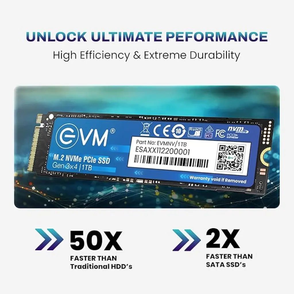 EVM 1TB M.2 NVMe PCIe Gen3x4 Internal Solid State Drive (EVMNV/1TB)
