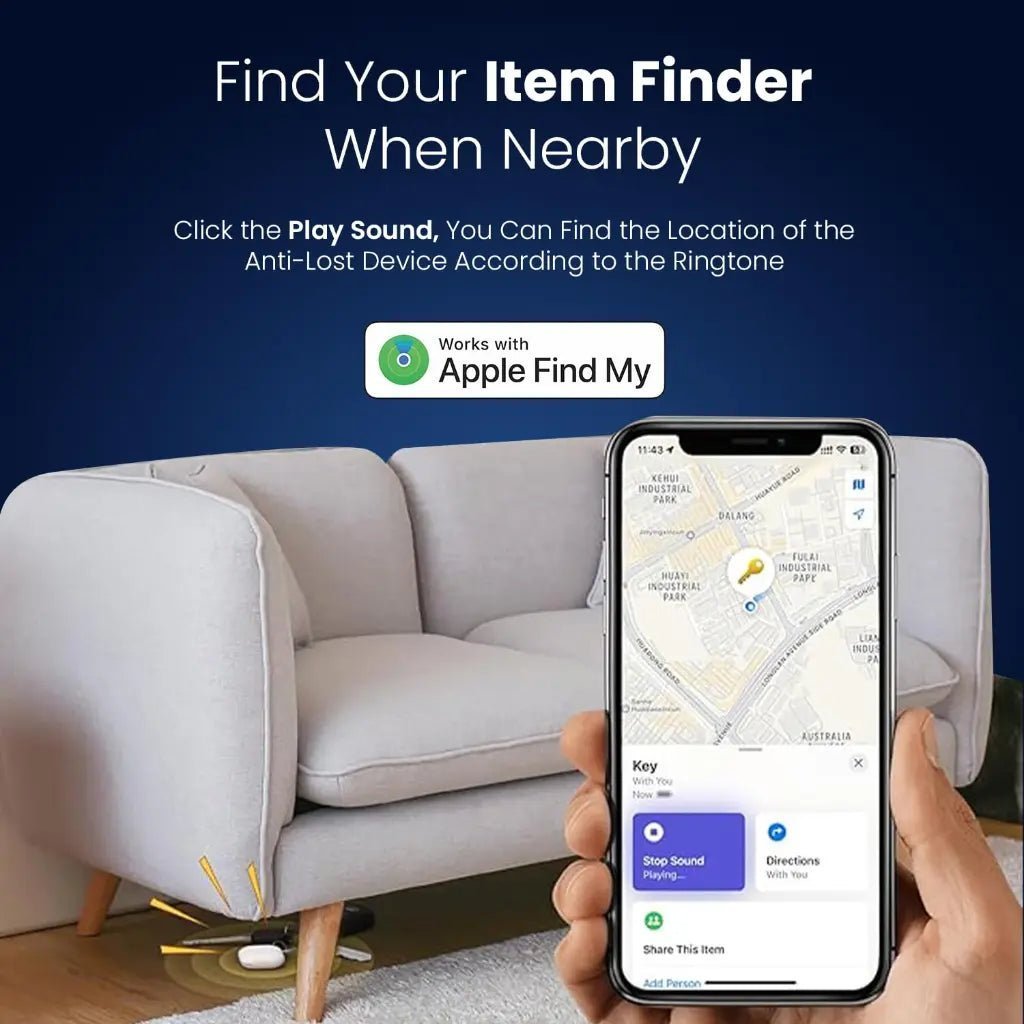 Portronics World Tag POR 2804 Smart Bluetooth Item Finder with 20m Buzzer Range and Anti-Lost Tracking Portronics World Tag POR 2804 Smart Bluetooth Item Finder with 20m Buzzer Range and Anti-Lost Tracking