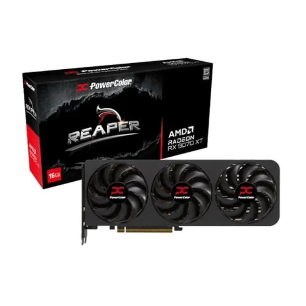 PowerColor Reaper AMD Radeon RX 9070 XT 16GB GDDR6 Gaming Graphics Card PowerColor Reaper AMD Radeon RX 9070 XT 16GB GDDR6 Gaming Graphics Card
