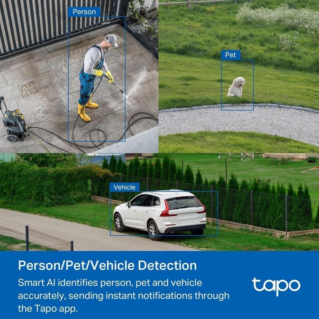 TP-Link Tapo C530WS 3K QHD Outdoor Pan/Tilt Security WiFi Camera with Smart AI Detection and Full-Color Night Vision TP-Link Tapo C530WS 3K QHD Outdoor Pan/Tilt Security WiFi Camera with Smart AI Detection and Full-Color Night Vision