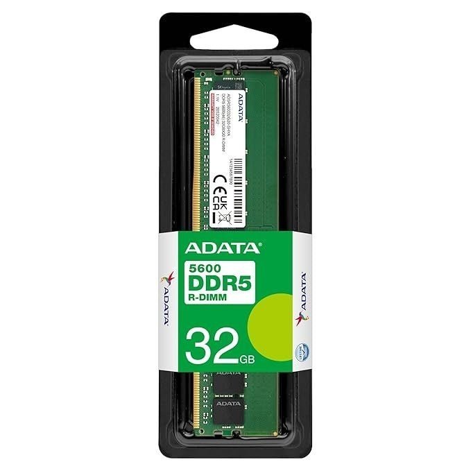 ADATA 32GB DDR5 5600MHz CL46 ECC R-DIMM Memory Module for Workstations, Servers, and NAS - Image 2