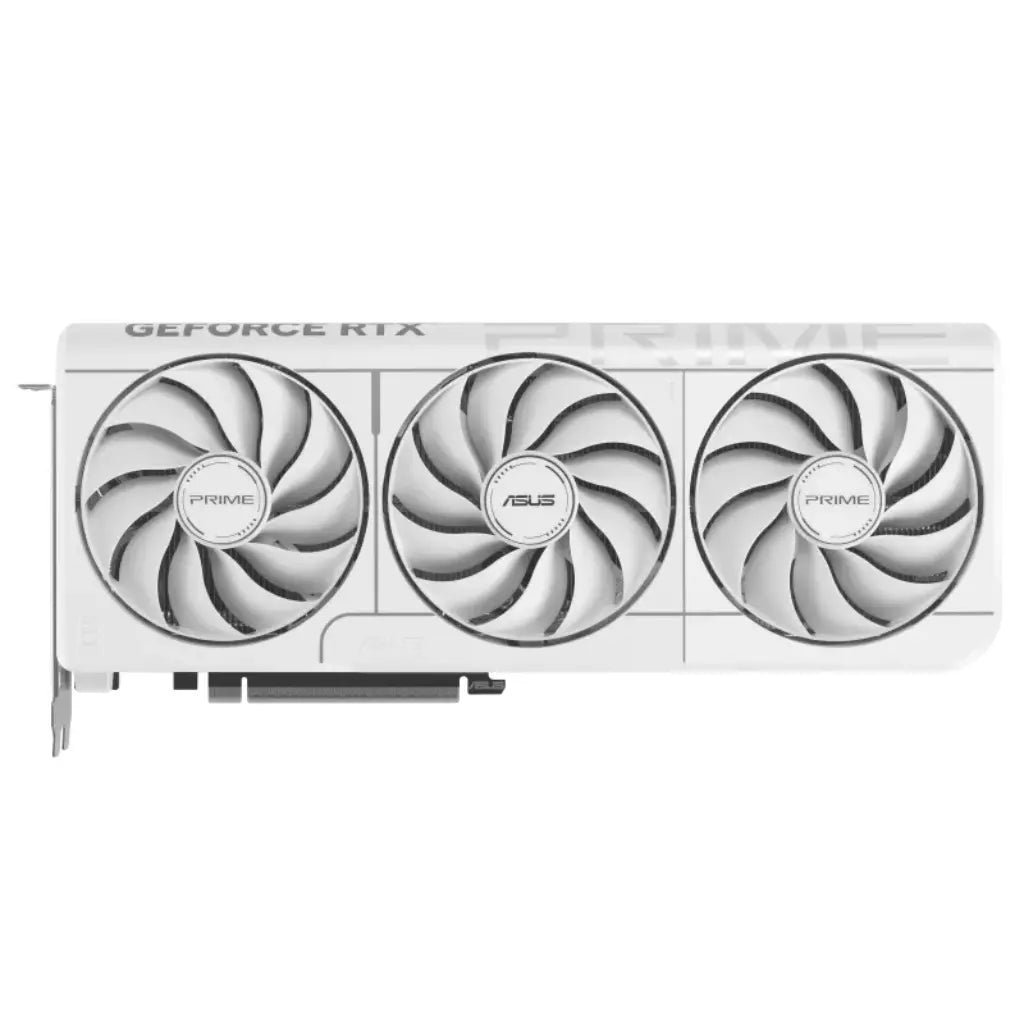 ASUS Prime NVIDIA GeForce RTX 5070 White Overclocked Edition 12GB GDDR7 PCIe 5.0 Gaming Graphics Card
