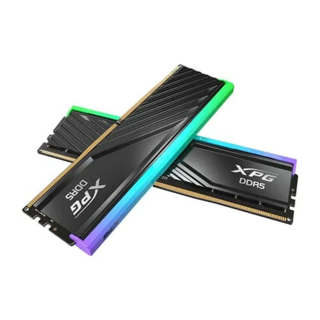 XPG LANCER BLADE RGB 48GB (2x24GB) DDR5 6000MHz CL30 High-Performance Gaming Desktop Memory - Black