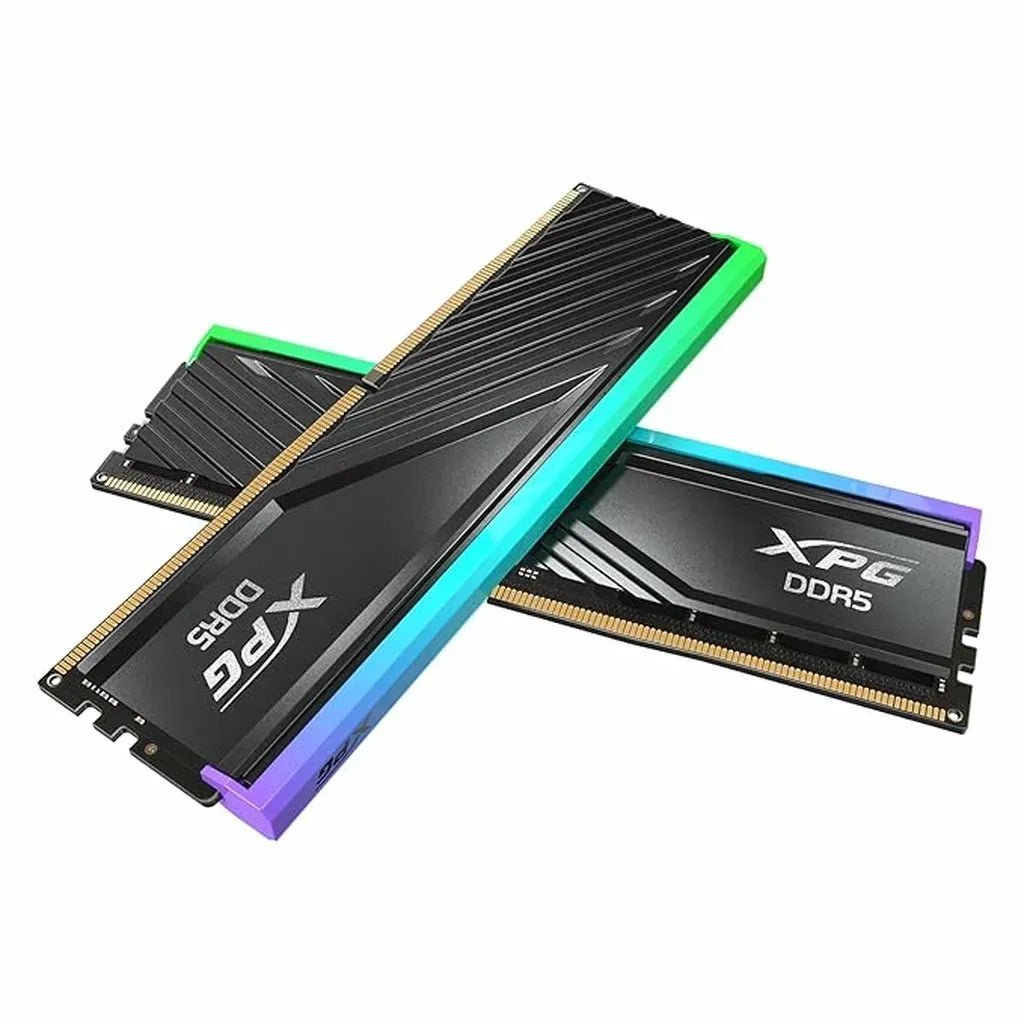 XPG LANCER BLADE RGB 32GB (2x16GB) DDR5 6000MHz CL36 Low-Profile Gaming Desktop RAM Kit - Black