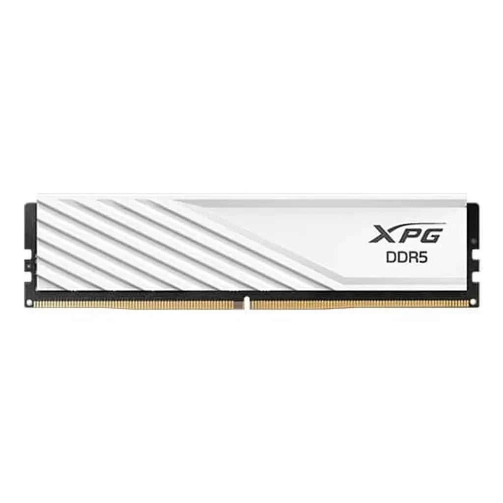 XPG LANCER BLADE 32GB (2x16GB) DDR5 6000MHz CL36 Low-Profile Gaming RAM Kit - White (Intel XMP 3.0 & AMD EXPO Compatible)