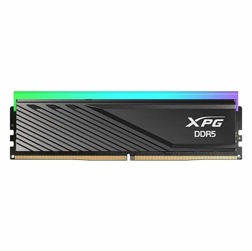 XPG LANCER BLADE RGB 16GB (1x16GB) DDR5 6000MHz CL36 Low-Profile Gaming Desktop RAM - Black - Intel XMP 3.0 & AMD EXPO Ready