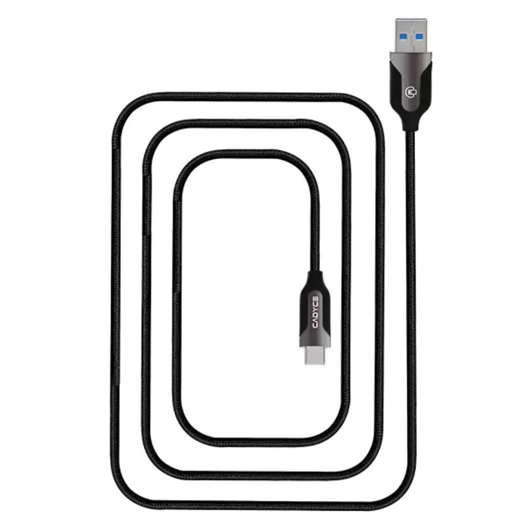 Cadyce CA-C3AM 1-Meter USB-C to USB 3.0 Type-A Male Data Cable