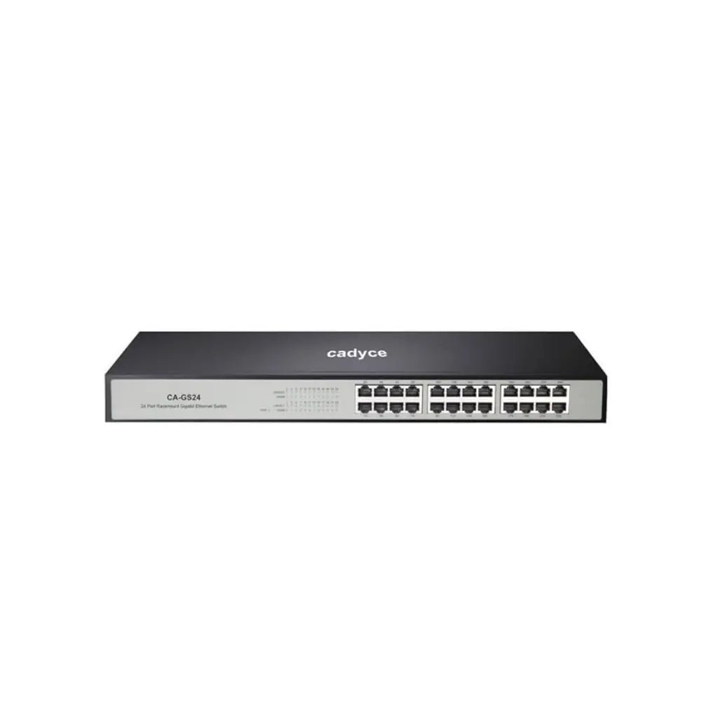 Cadyce CA-GS24 24-Port Gigabit Ethernet Switch with 48Gbps Switching Capacity