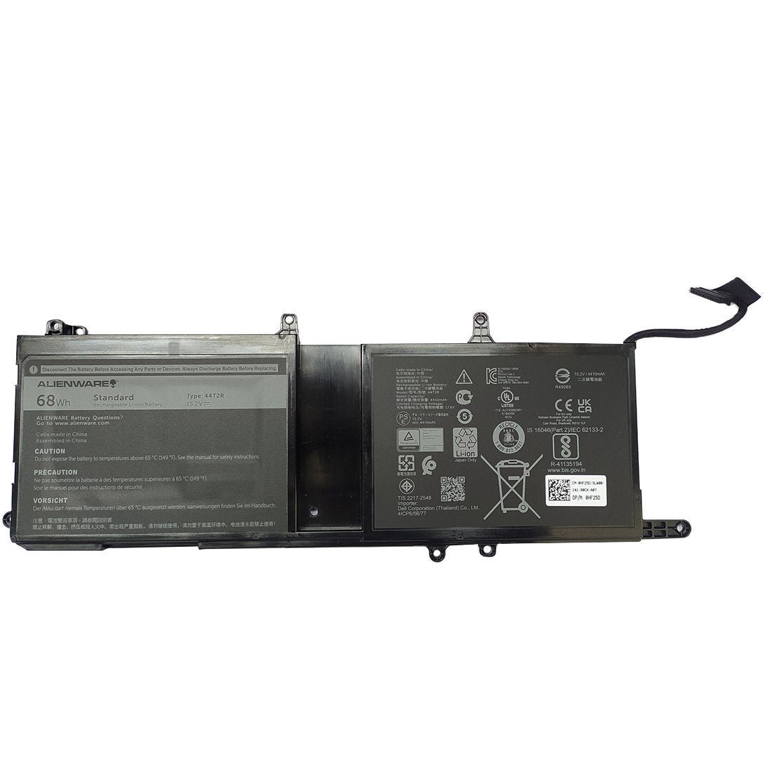 Dell Original 68Wh 4-Cell 15.2V 4410mAh Laptop Battery for Alienware 17 Series