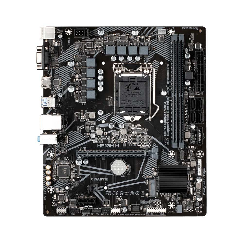 GIGABYTE H510M H Intel H510 LGA 1200 Micro-ATX Motherboard - Image 2