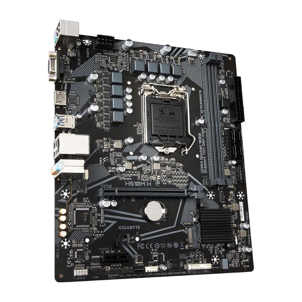 GIGABYTE H510M H Intel H510 LGA 1200 Micro-ATX Motherboard - Image 4