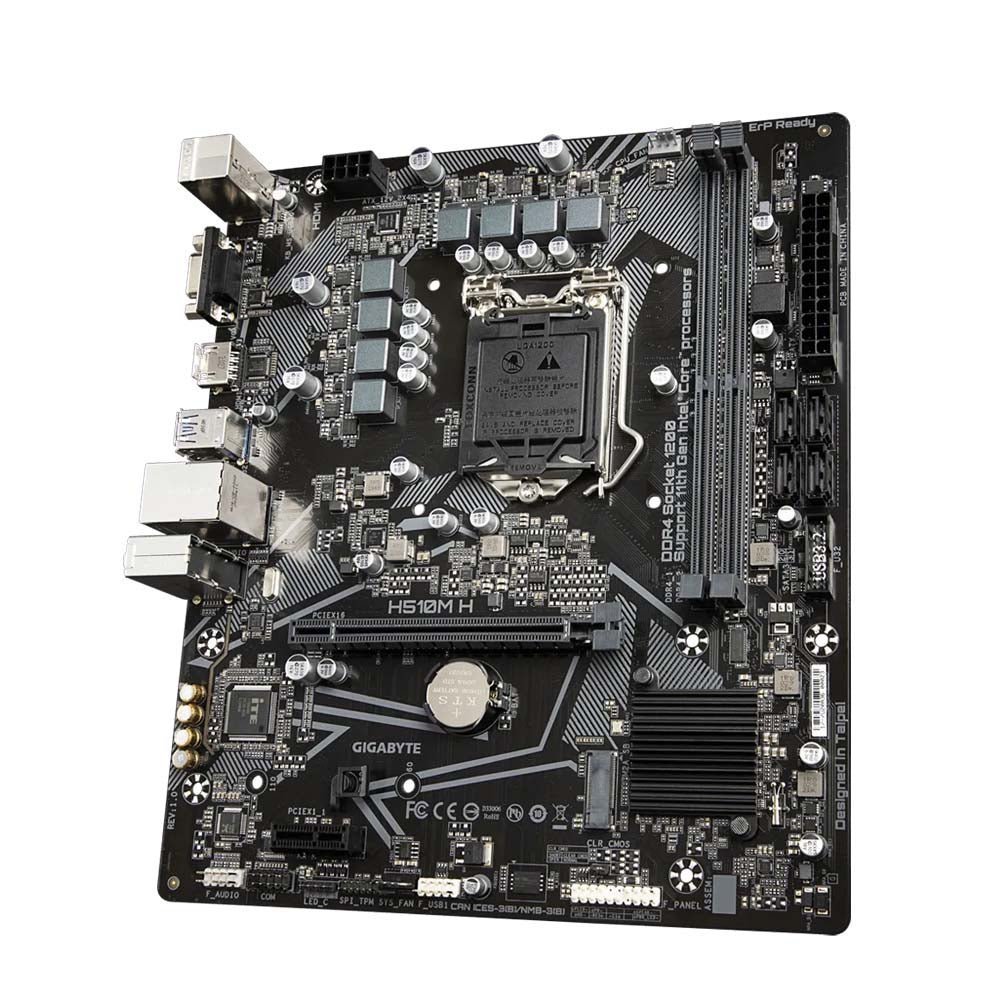 GIGABYTE H510M H Intel H510 LGA 1200 Micro-ATX Motherboard - Image 3