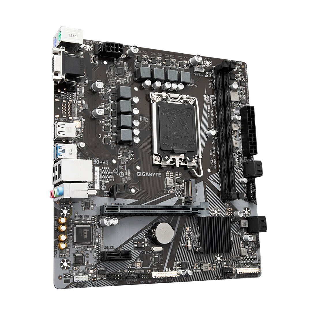 GIGABYTE H610M-S2 Intel H610 LGA1700 DDR4 Micro-ATX Motherboard GIGABYTE H610M-S2 Intel H610 LGA1700 DDR4 Micro-ATX Motherboard
