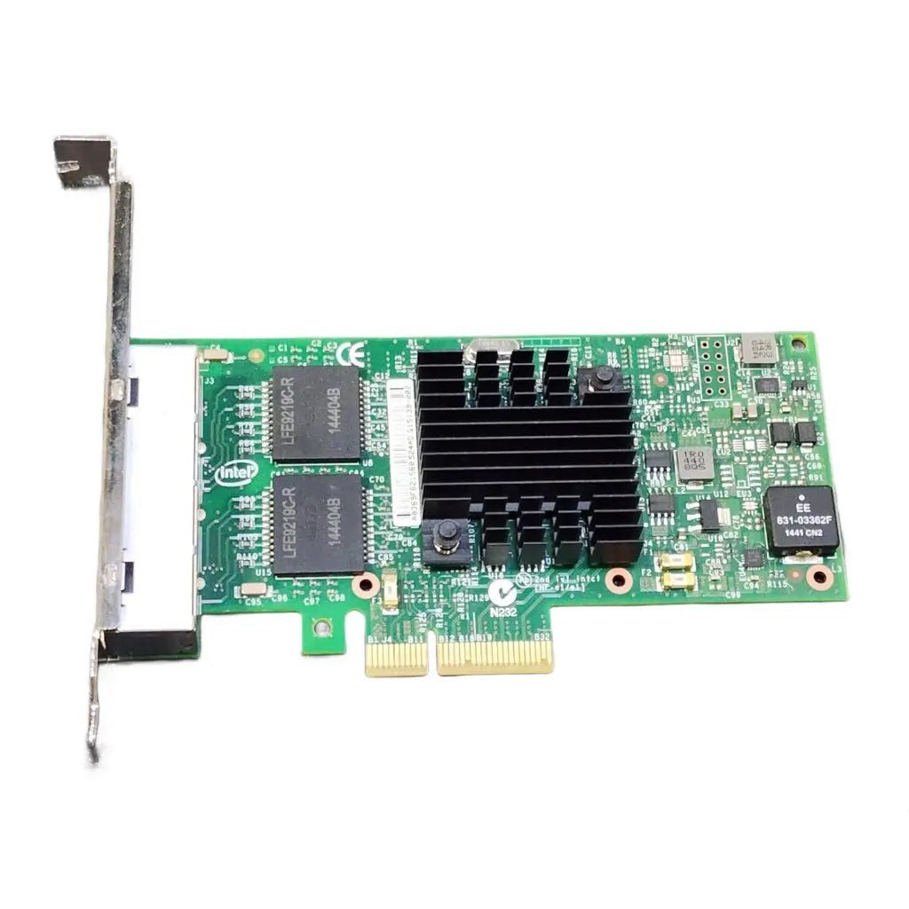 Intel I350-T4 Quad Port Gigabit Ethernet Server Adapter - 4x RJ45 PCIe 2.1 x4 Network Interface Card