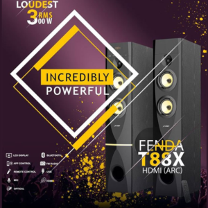 F&D T88X 300 W Bluetooth Tower Speaker karaoke compatible fenda audio