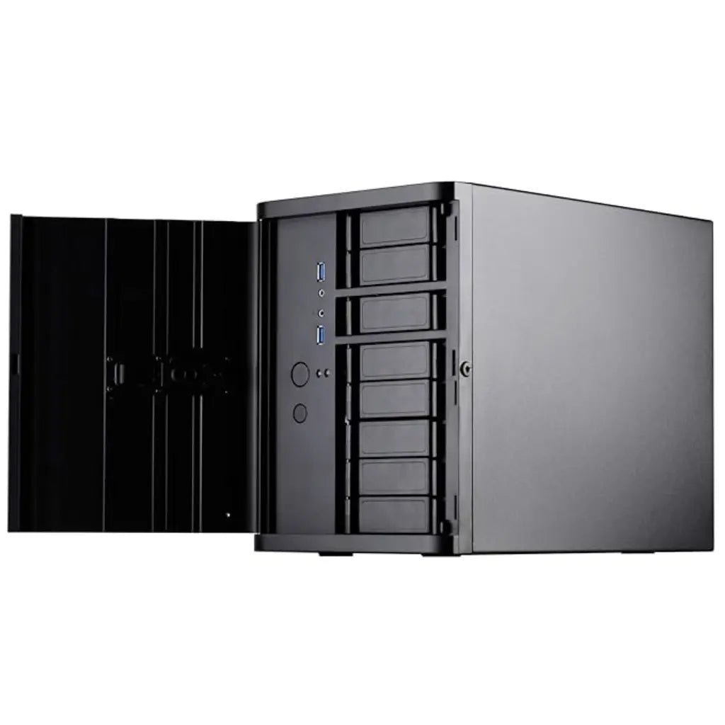SilverStone DS380B Mini-ITX/DTX 8-Bay Hot-Swap NAS Chassis with Triple 120mm Cooling Fans