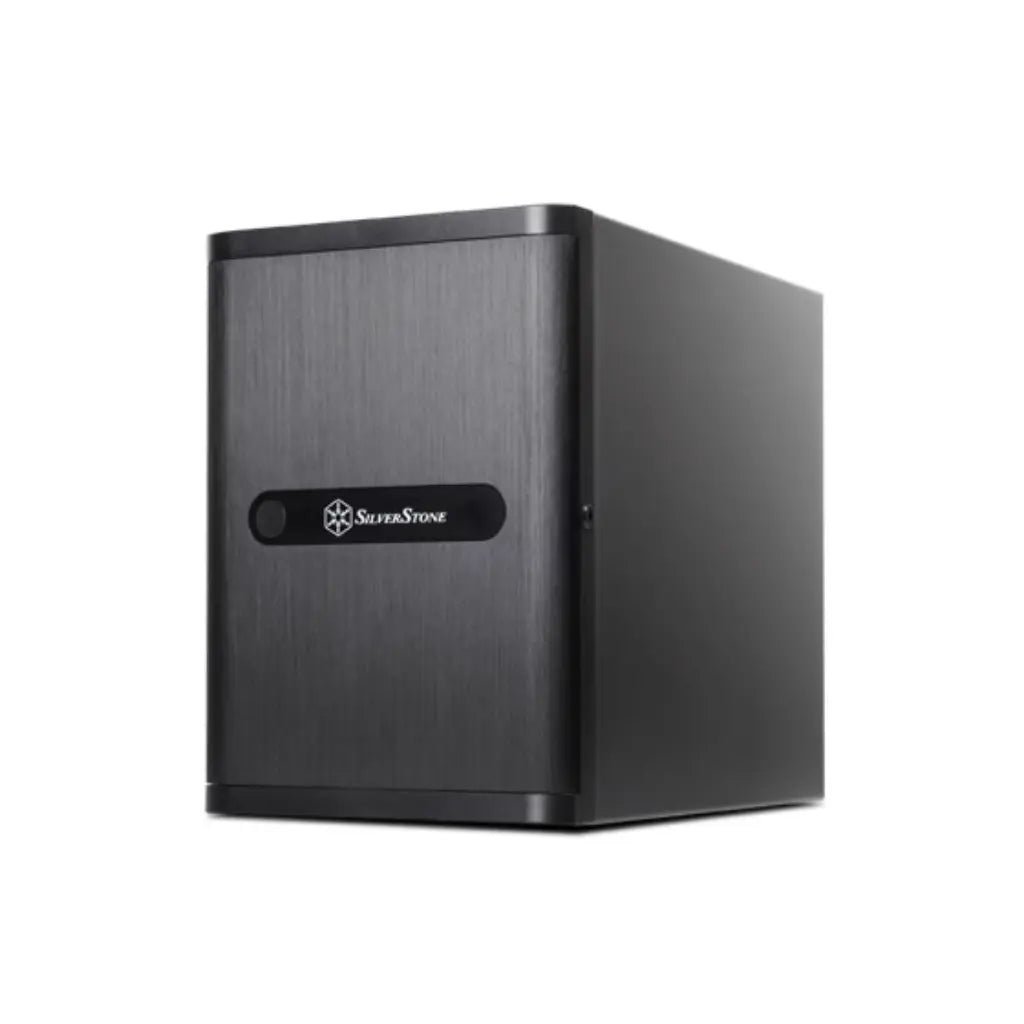 SilverStone DS380 Mini-ITX/Mini-DTX NAS Chassis with 8 Hot-Swap Drive Bays and USB 3.0 - Black