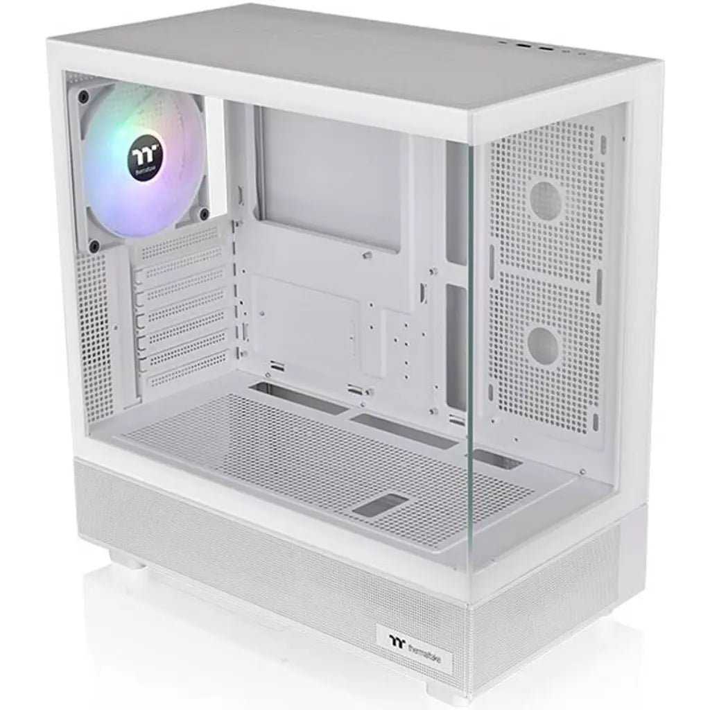 Thermaltake View 270 TG ARGB Mid Tower Tempered Glass PC Case - Snow White Edition