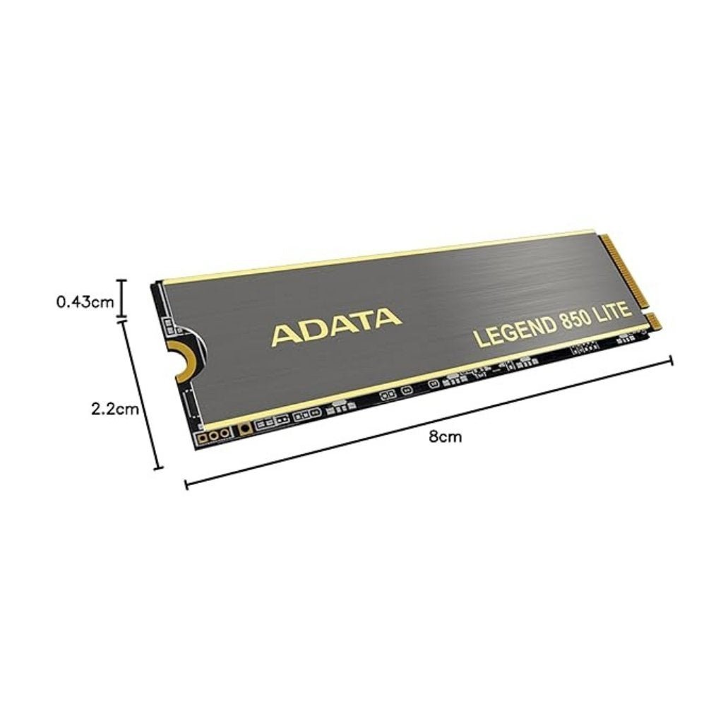 ADATA LEGEND 850 LITE 2TB PCIe Gen4 x4 NVMe M.2 2280 Internal Solid State Drive - Image 2