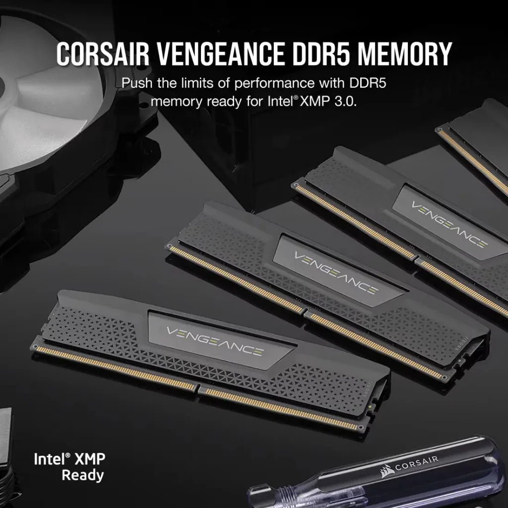 CORSAIR VENGEANCE 96GB (2x48GB) DDR5 7200MHz CL40 RGB High-Performance Desktop Memory Kit CORSAIR VENGEANCE 96GB (2x48GB) DDR5 7200MHz CL40 RGB High-Performance Desktop Memory Kit
