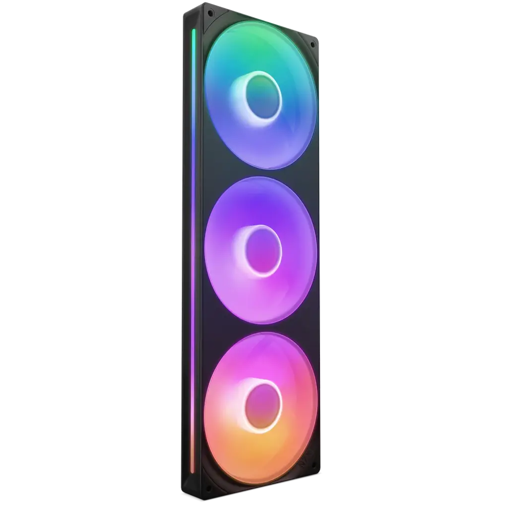 NZXT F360 RGB Core 360mm Single-Frame Triple Fan Unit with Integrated Lighting