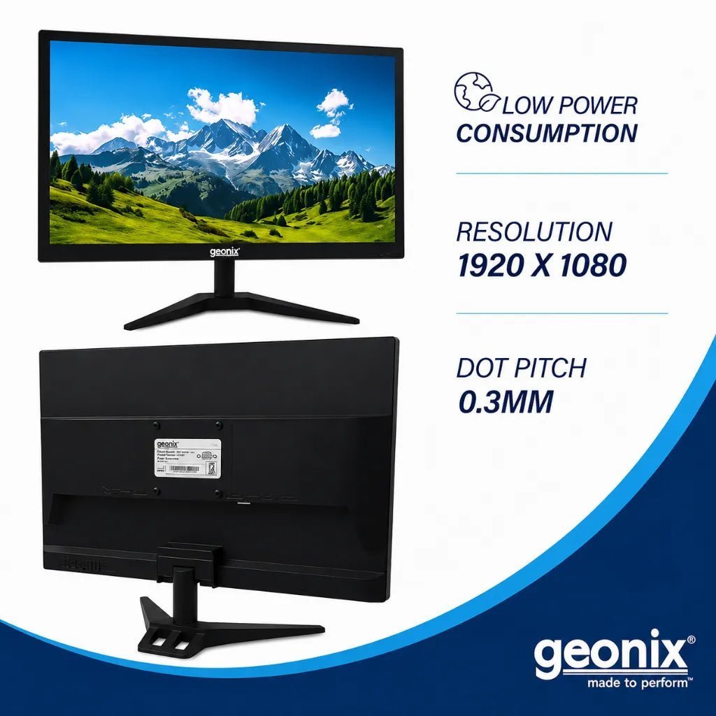 Geonix 24-Inch Full HD LED Monitor (1920x1080) with HDMI and VGA Connectivity Geonix 24-Inch Full HD LED Monitor (1920x1080) with HDMI and VGA Connectivity