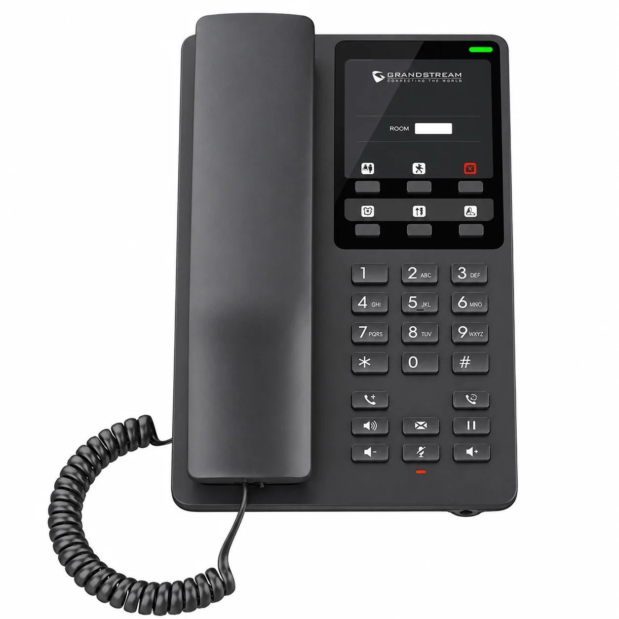 Grandstream GHP621W Compact Hotel IP Phone with Dual-Band Wi-Fi and HD Audio for Hospitality VoIP Systems - Black Grandstream GHP621W Compact Hotel IP Phone with Dual-Band Wi-Fi and HD Audio for Hospitality VoIP Systems - Black