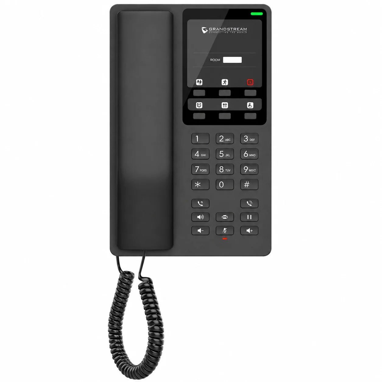 Grandstream GHP621W Compact Hotel IP Phone with Dual-Band Wi-Fi and HD Audio for Hospitality VoIP Systems - Black Grandstream GHP621W Compact Hotel IP Phone with Dual-Band Wi-Fi and HD Audio for Hospitality VoIP Systems - Black