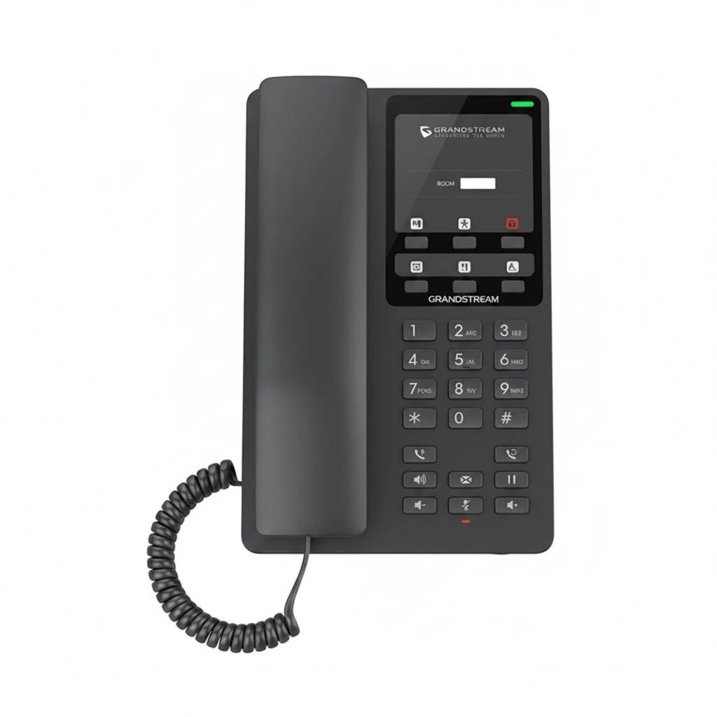 Grandstream GHP621W Compact Hotel IP Phone with Dual-Band Wi-Fi and HD Audio for Hospitality VoIP Systems - Black Grandstream GHP621W Compact Hotel IP Phone with Dual-Band Wi-Fi and HD Audio for Hospitality VoIP Systems - Black