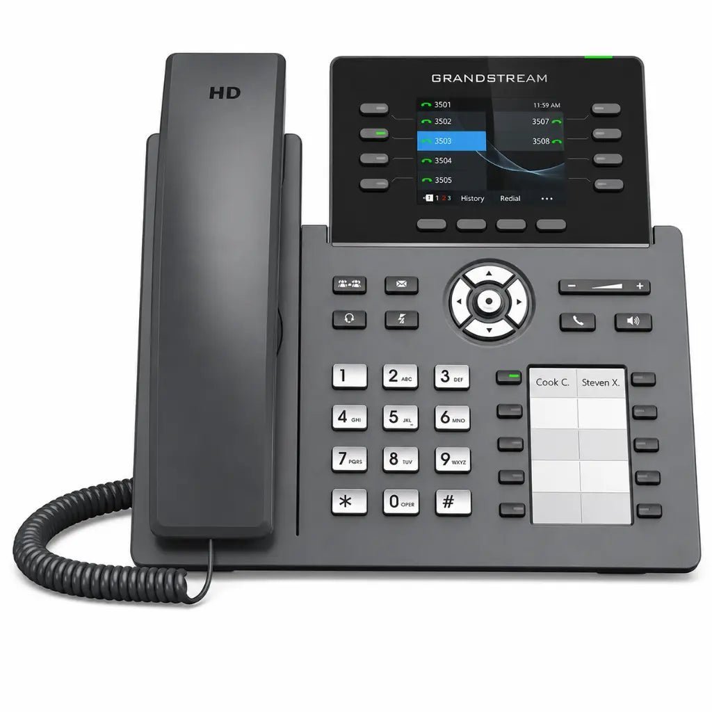 Grandstream GRP2634 Professional 8-Line IP Phone with Integrated Wi-Fi, Bluetooth, and GDMS Cloud Management Grandstream GRP2634 Professional 8-Line IP Phone with Integrated Wi-Fi, Bluetooth, and GDMS Cloud Management