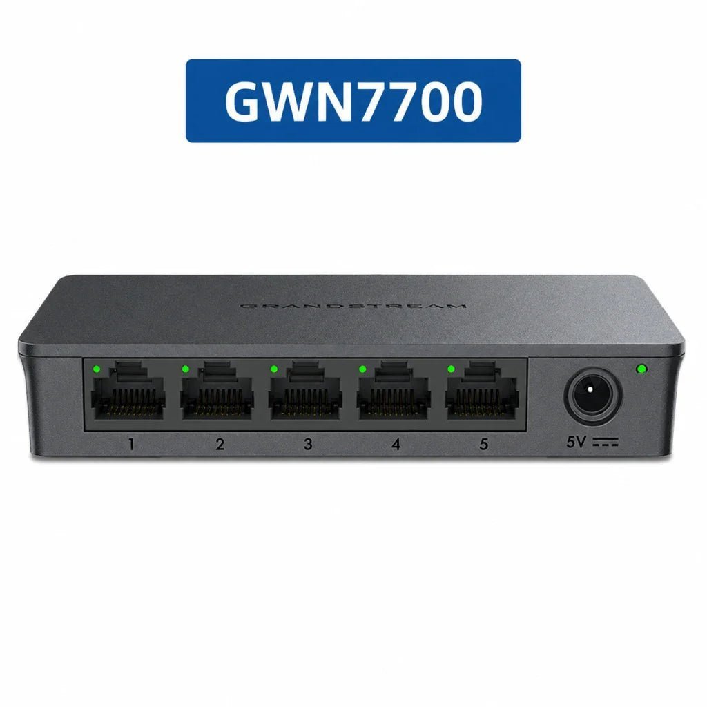 Grandstream GWN7700 5-Port Gigabit Desktop Unmanaged Network Switch
