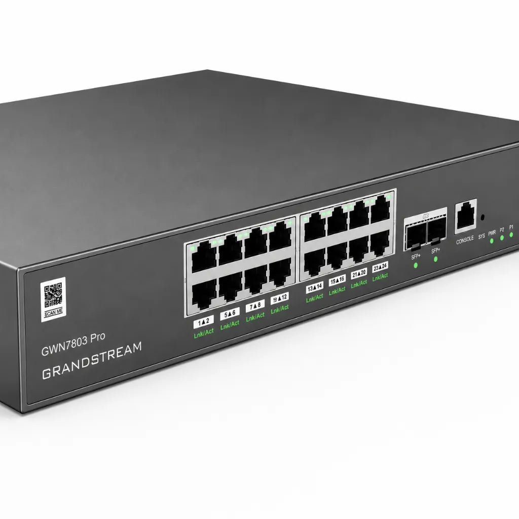 Grandstream GWN7803 Pro 24-Port Layer 2++ Managed Gigabit Switch with 4x 10G SFP+ Uplinks Grandstream GWN7803 Pro 24-Port Layer 2++ Managed Gigabit Switch with 4x 10G SFP+ Uplinks