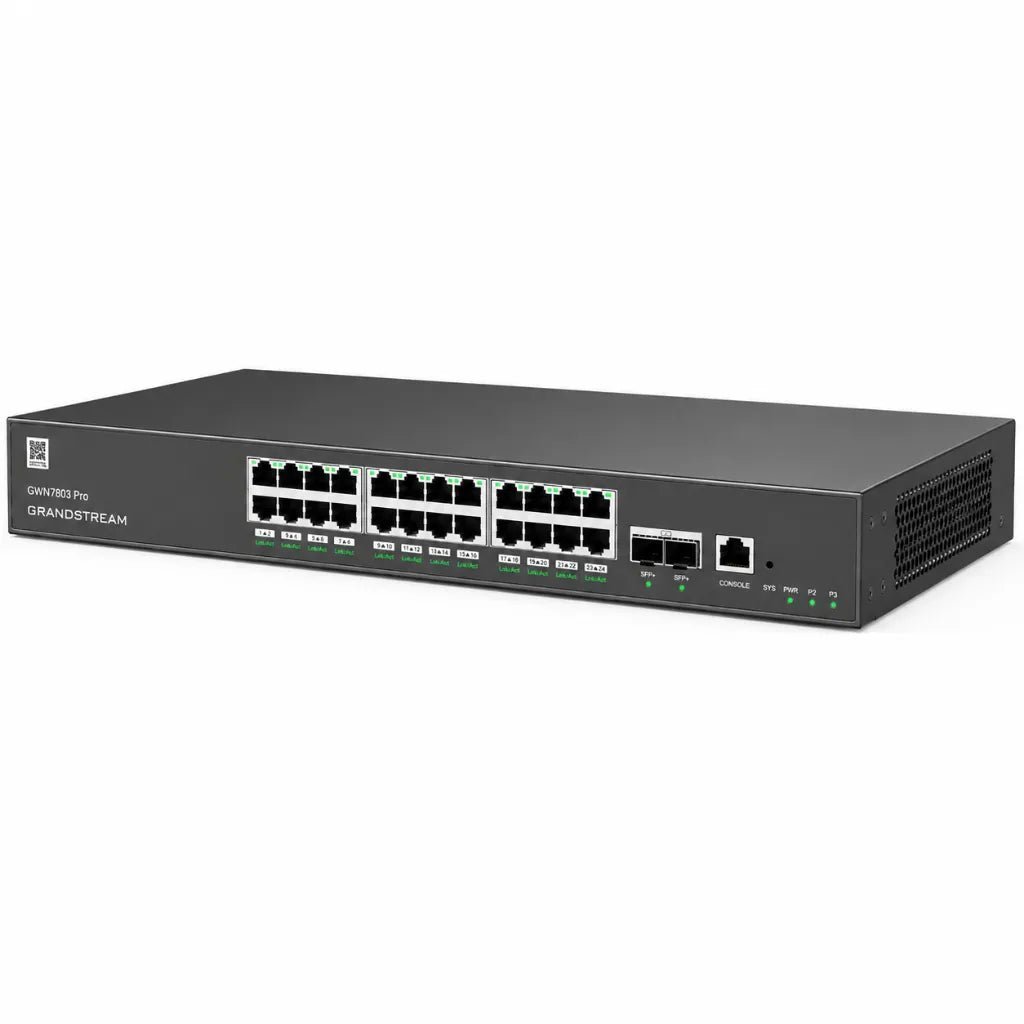 Grandstream GWN7803 Pro 24-Port Layer 2++ Managed Gigabit Switch with 4x 10G SFP+ Uplinks Grandstream GWN7803 Pro 24-Port Layer 2++ Managed Gigabit Switch with 4x 10G SFP+ Uplinks