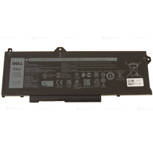 Dell 64Wh 4-Cell Replacement Laptop Battery (15.2V