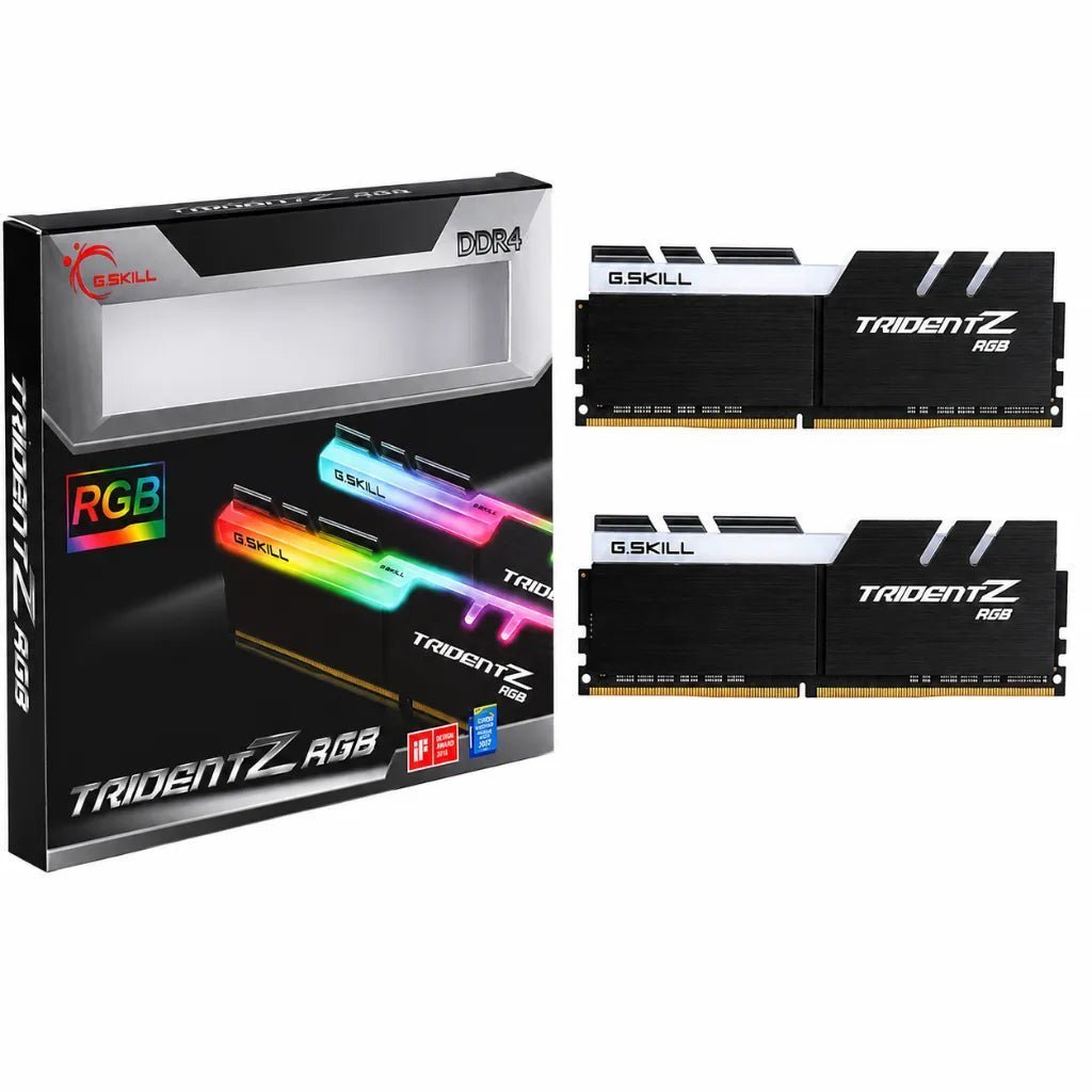 G.SKILL Trident Z RGB Series 16GB (2 x 8GB) DDR4 3000MHz Desktop Memory Kit G.SKILL Trident Z RGB Series 16GB (2 x 8GB) DDR4 3000MHz Desktop Memory Kit